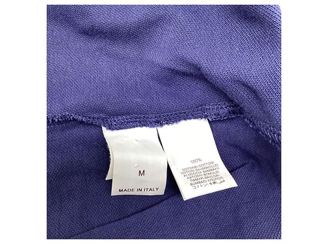 Polo a maniche corte Brunello Cucinelli in cotone blu navy - vista 5