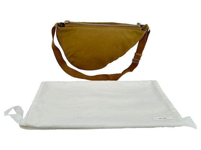 Borsa The Row Tan Slouchy Banana Two Bag in Brown Marrone - vista 4