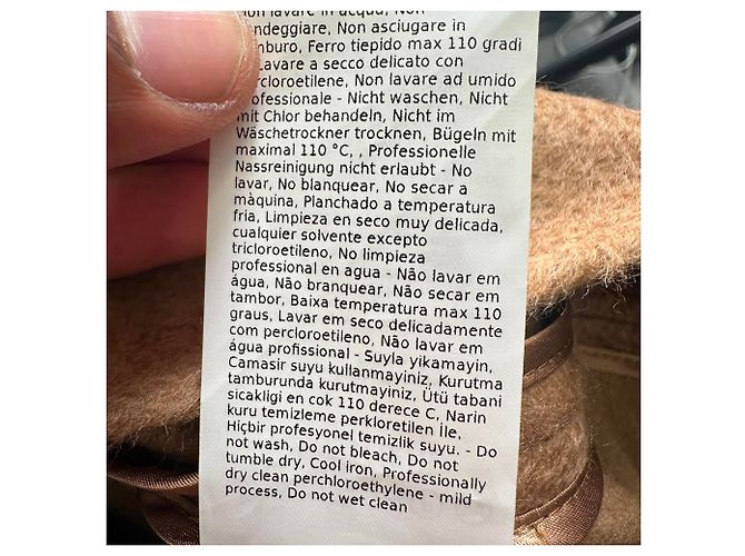 Abrigo capa Max Mara Canapa de corte relajado en lana marrón Castaño - vista 9