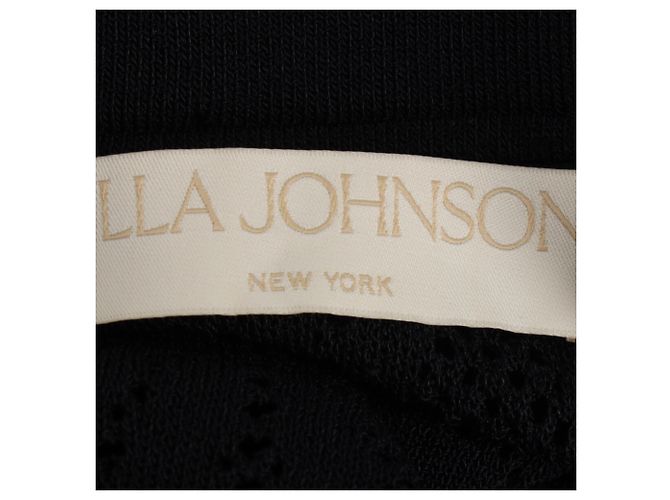 Ulla Johnson Spitzen-Maxirock aus schwarzer Viskose - Ansicht 4