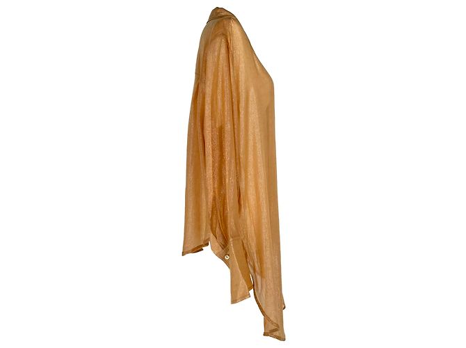Chemise à manches longues pailletée Victoria Beckham en polyester pêche Rose - vue 2