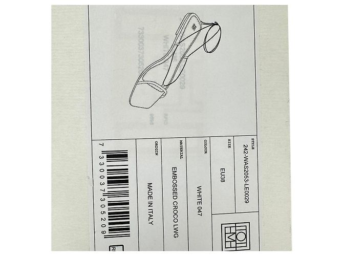 Sandalias de cuero con cordones Totême en cuero blanco - vista 18