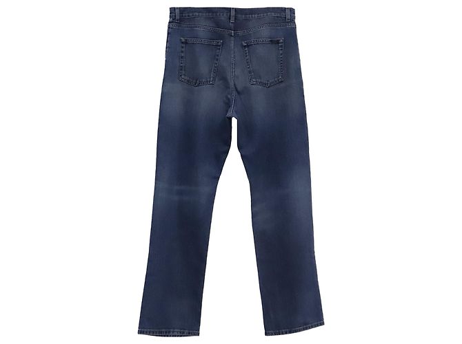 Autre Marque Jeans a vita media Saint Laurent in cotone blu Blu chiaro - vista 2