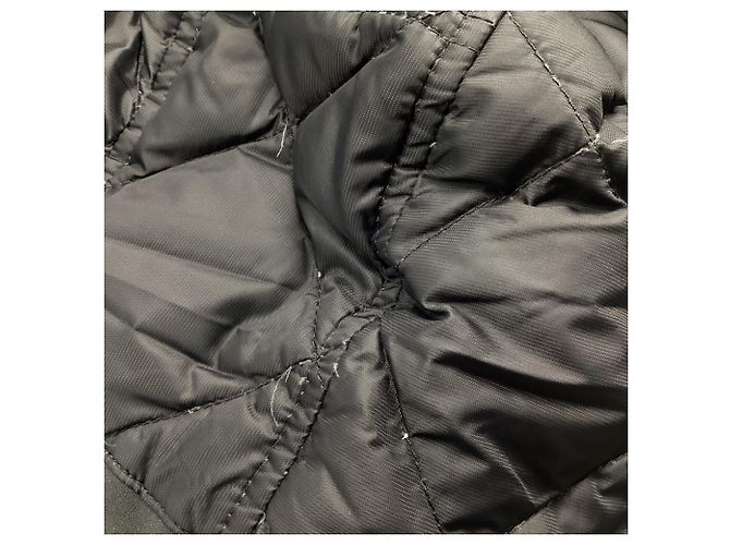 Canada Goose Kapuzen-Puffer-Trenchcoat aus schwarzem Polyester - Ansicht 5
