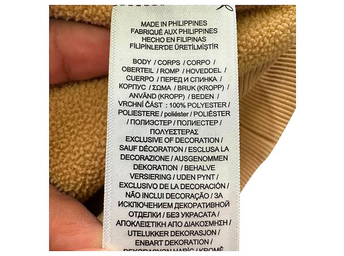 Polo Ralph Lauren Fleece Sherpa Quarter Zip Jacke aus braunem Polyester - Ansicht 11