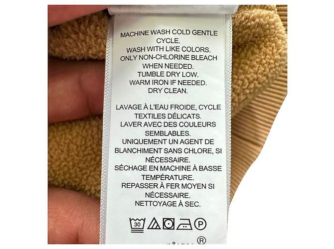 Polo Ralph Lauren Fleece Sherpa Quarter Zip Jacke aus braunem Polyester - Ansicht 12