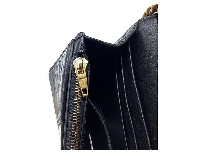 Day Borsa con catena Balenciaga in pelle nera effetto coccodrillo Nero - vista 10