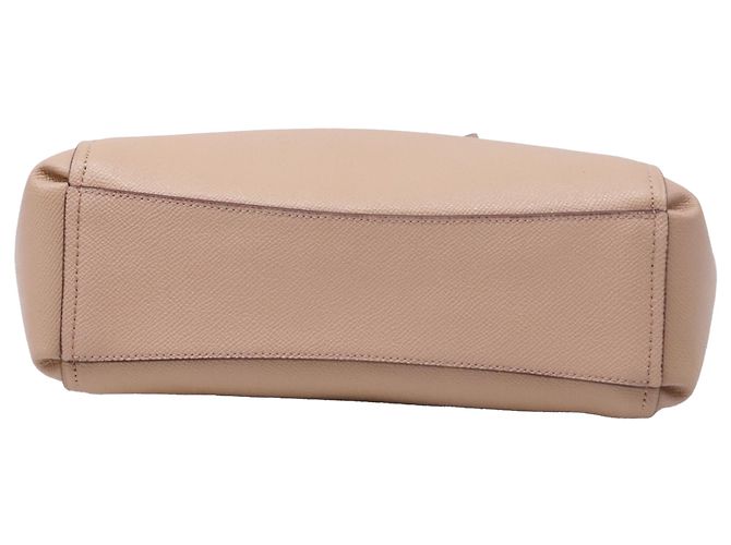 Coach Medium Brooke Carryall aus beigem Leder - Ansicht 5