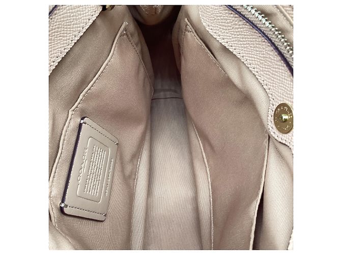 Coach Medium Brooke Carryall aus beigem Leder - Ansicht 7
