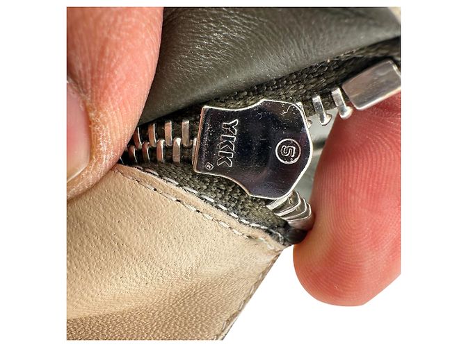 Stivaletti con zip The Row in pelle Olive Green Verde Verde oliva - vista 12