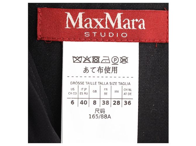 Max Mara Carl besticktes Midikleid aus schwarzem Samt - Ansicht 4