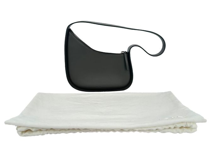Borsa a spalla Half Moon The Row in pelle marrone - vista 4