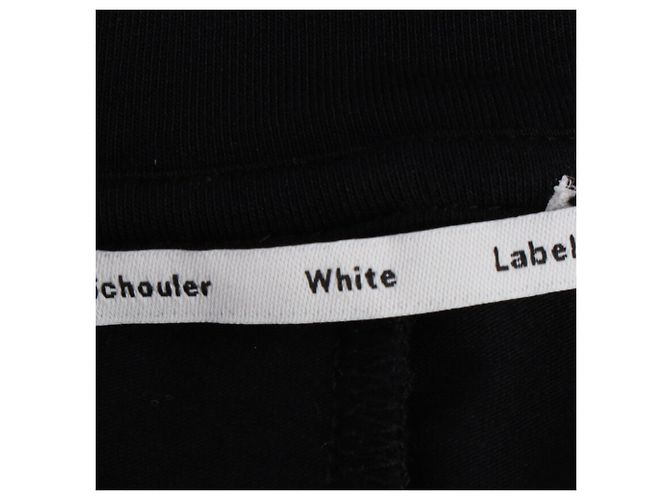 Abito midi a maniche corte Proenza Schouler in cotone nero - vista 5