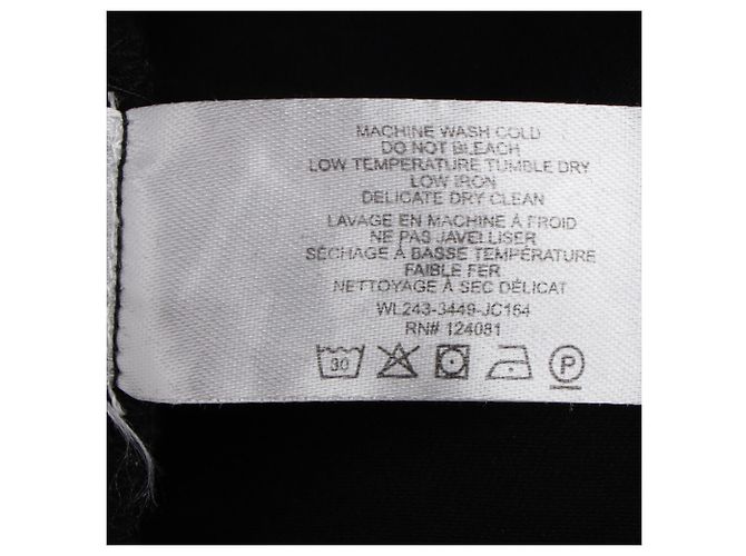 Abito midi a maniche corte Proenza Schouler in cotone nero - vista 6