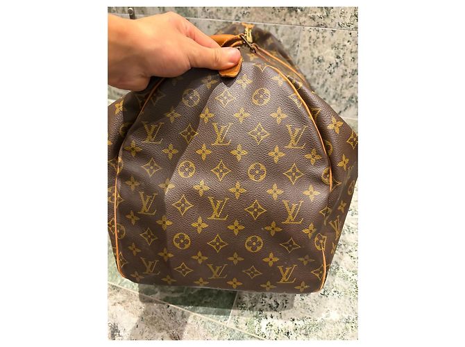 Louis Vuitton Keepall 55 Monogram Canvas Reisetasche Braun Monogramm - Ansicht 11