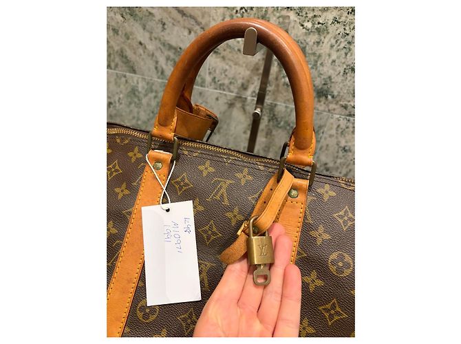 Louis Vuitton Keepall 55 Monogram Canvas Reisetasche Braun Monogramm - Ansicht 2