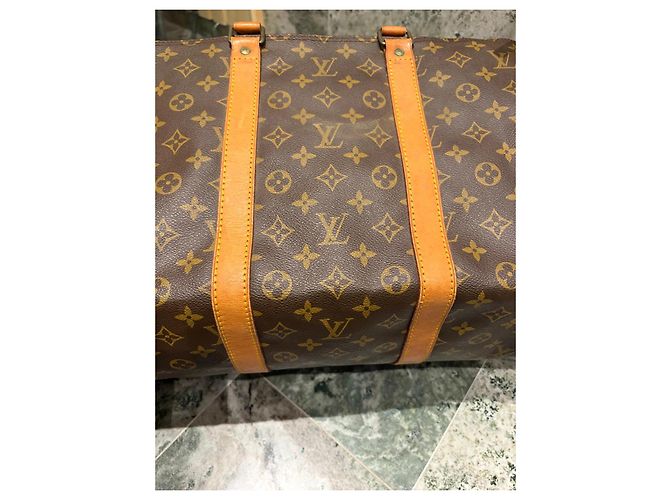 Louis Vuitton Keepall 55 Monogram Canvas Reisetasche Braun Monogramm - Ansicht 6