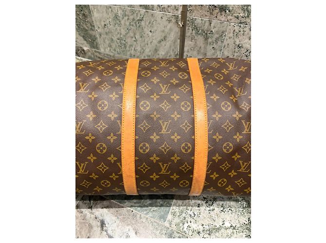 Louis Vuitton Keepall 55 Monogram Canvas Reisetasche Braun Monogramm - Ansicht 7