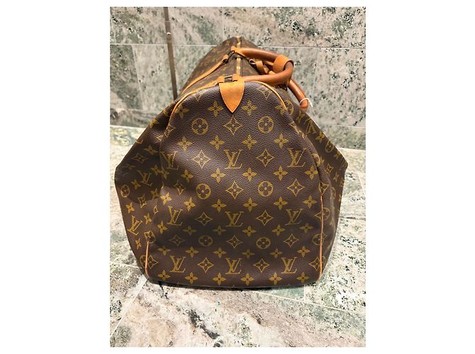 Louis Vuitton Keepall 55 Monogram Canvas Reisetasche Braun Monogramm - Ansicht 8