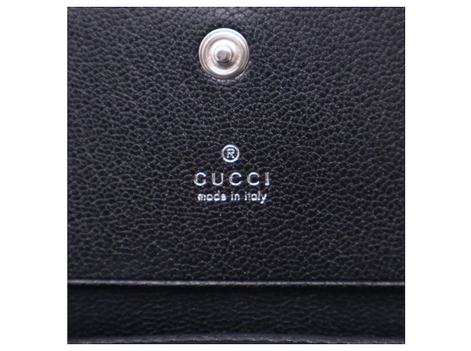 Portacarte Gucci GG Canvas Essence Marrone Nero - vista 12