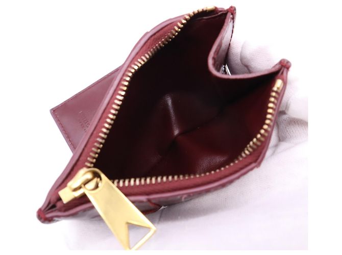 Cartera compacta Bottega Veneta Cassette Burdeos - vista 14