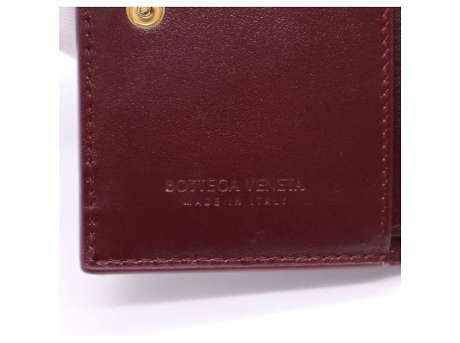 Cartera compacta Bottega Veneta Cassette Burdeos - vista 15