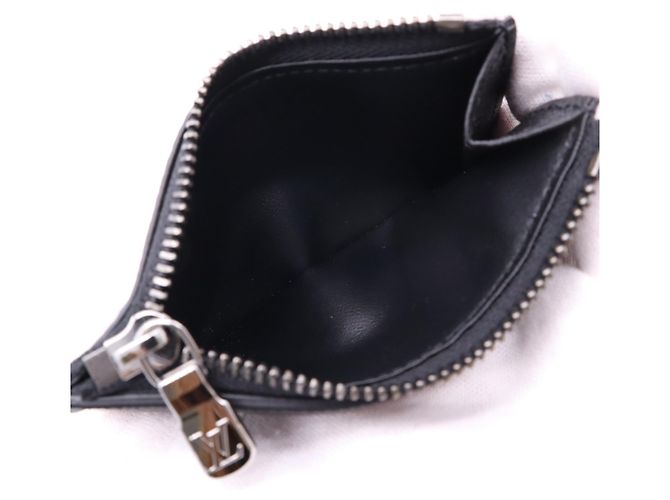 Portafoglio Louis Vuitton Monogram Eclipse Victor Marrone Nero - vista 13