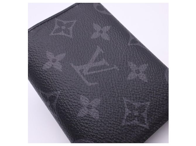 Portafoglio Louis Vuitton Monogram Eclipse Victor Marrone Nero - vista 4
