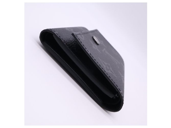 Portafoglio Louis Vuitton Monogram Eclipse Victor Marrone Nero - vista 6