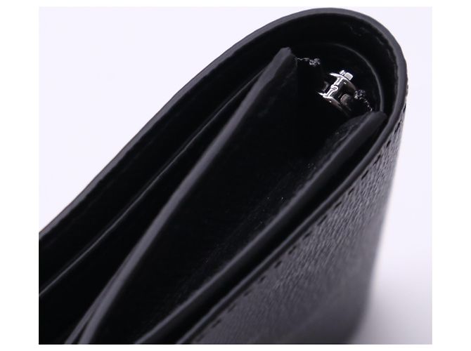 Portafoglio Louis Vuitton Monogram Eclipse Victor Marrone Nero - vista 9
