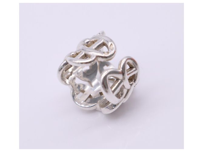 Hermès HERMES Chaine d'Ancre Enchainée GM #51 Silver Band Ring Silvery - view 6