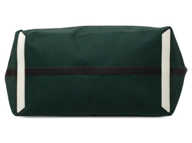 Borsa Tote Burberry Archive Crest Bianco Verde - vista 3