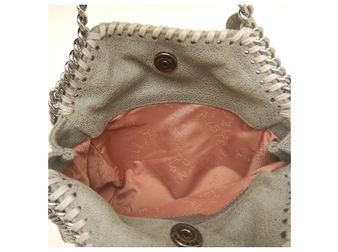 Stella Mc Cartney Borsa Stella McCartney Falabella Tiny Tote Bag Marrone - vista 14
