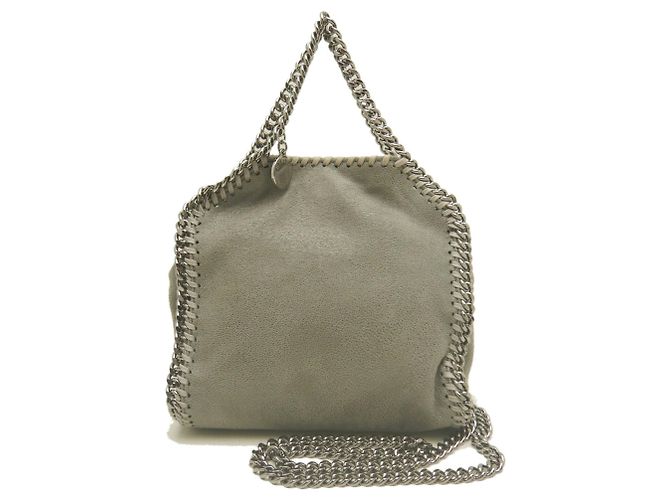 Stella Mc Cartney Borsa Stella McCartney Falabella Tiny Tote Bag Marrone - vista 2