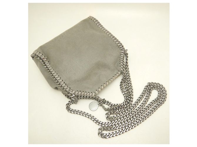 Stella Mc Cartney Borsa Stella McCartney Falabella Tiny Tote Bag Marrone - vista 3
