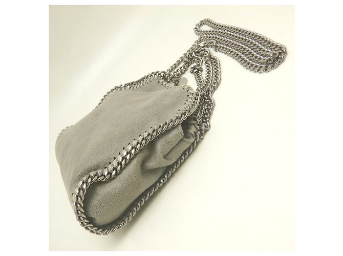Stella Mc Cartney Borsa Stella McCartney Falabella Tiny Tote Bag Marrone - vista 5