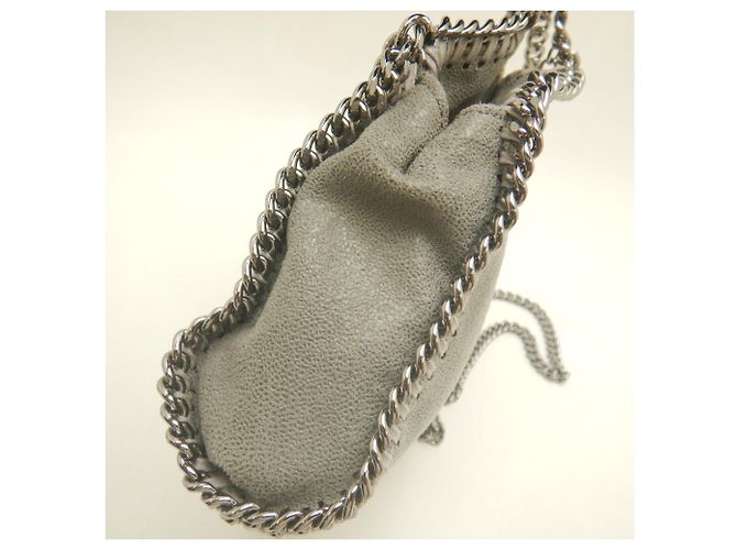Stella Mc Cartney Borsa Stella McCartney Falabella Tiny Tote Bag Marrone - vista 7
