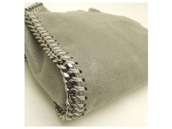 Stella Mc Cartney Borsa Stella McCartney Falabella Tiny Tote Bag Marrone - vista 9