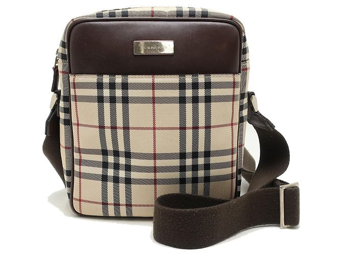 Borsa a tracolla Burberry Nova Check - vista 2