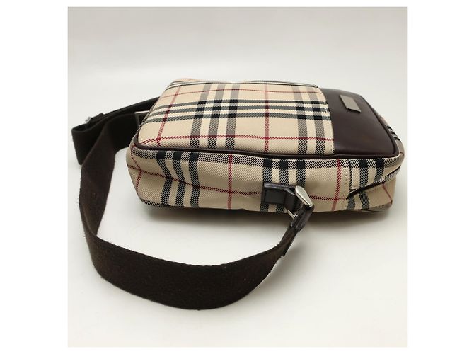 Borsa a tracolla Burberry Nova Check - vista 5