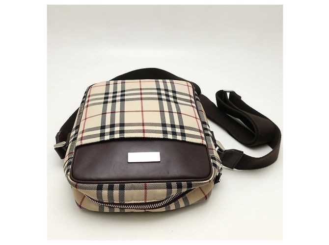 Borsa a tracolla Burberry Nova Check - vista 6