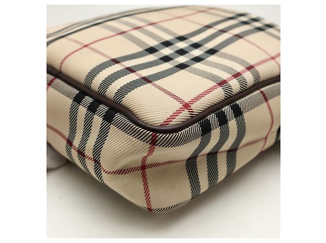Borsa a tracolla Burberry Nova Check - vista 9