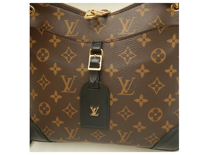 Borsa a tracolla Louis Vuitton Monogram Odeon NM PM Marrone - vista 10