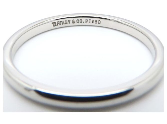 Autre Marque Tiffany & Co. Platinum 950 Wedding Band Ring - view 5