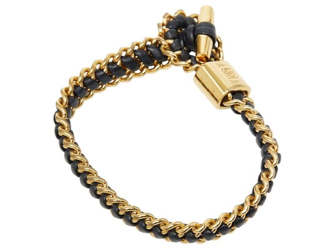 Pulseira com pingentes para mulher Loewe Preto Dourado - vista 2