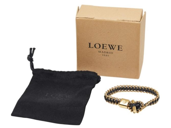 Pulseira com pingentes para mulher Loewe Preto Dourado - vista 7