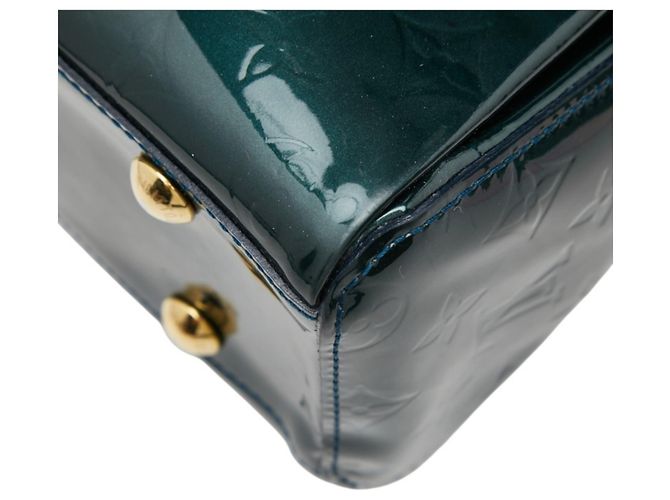 Borsa Louis Vuitton Monogram Vernis Melrose Avenue Blu Verde Monogramma - vista 6