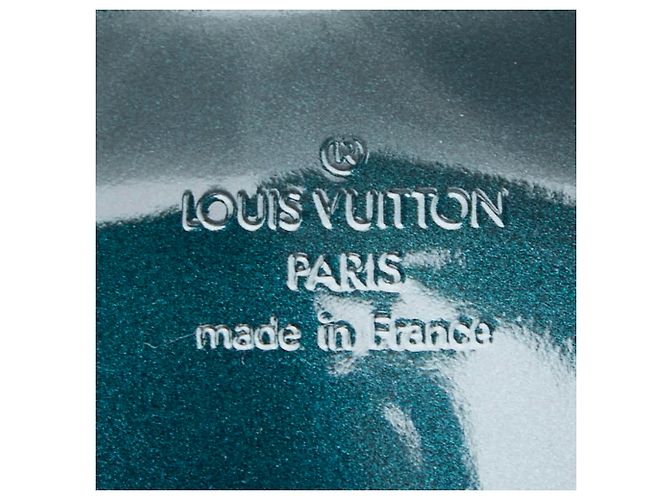 Borsa Louis Vuitton Monogram Vernis Melrose Avenue Blu Verde Monogramma - vista 9