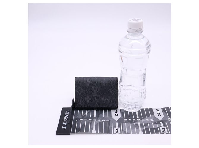 Tarjetero Louis Vuitton Monogram Eclipse Castaño Negro - vista 3