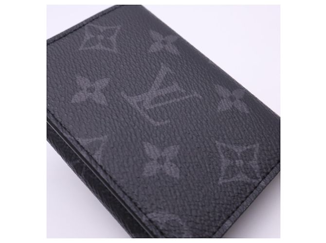 Tarjetero Louis Vuitton Monogram Eclipse Castaño Negro - vista 4